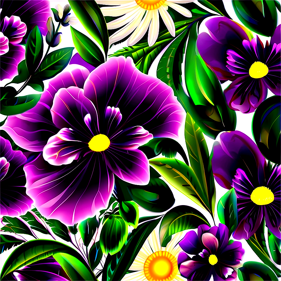 Floral Pattern Background Png 06202024