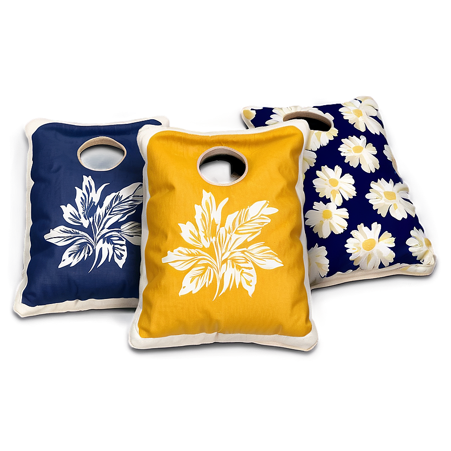 Floral Pattern Cornhole Bag Png Gjl