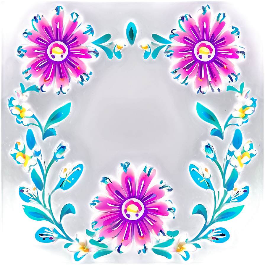 Floral Pattern Design Png 24