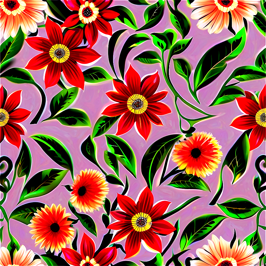 Floral Pattern Transparent Png Nbf34