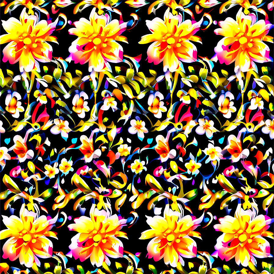 Floral Pattern Vector Png 22