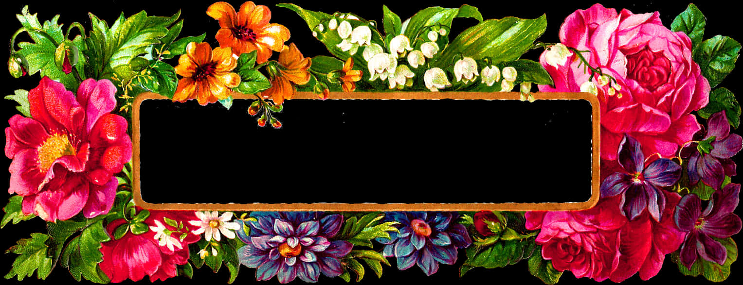 Floral Photo Frame Design