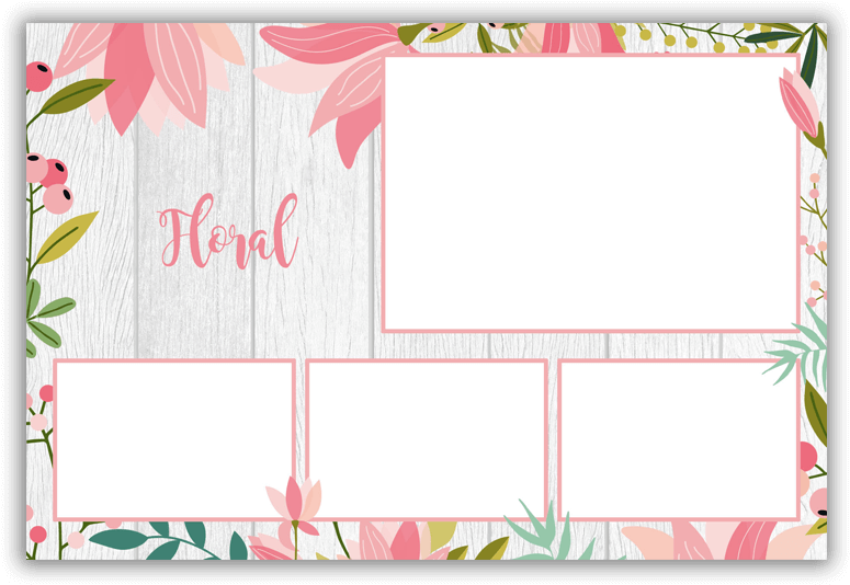 Floral Photobooth Template