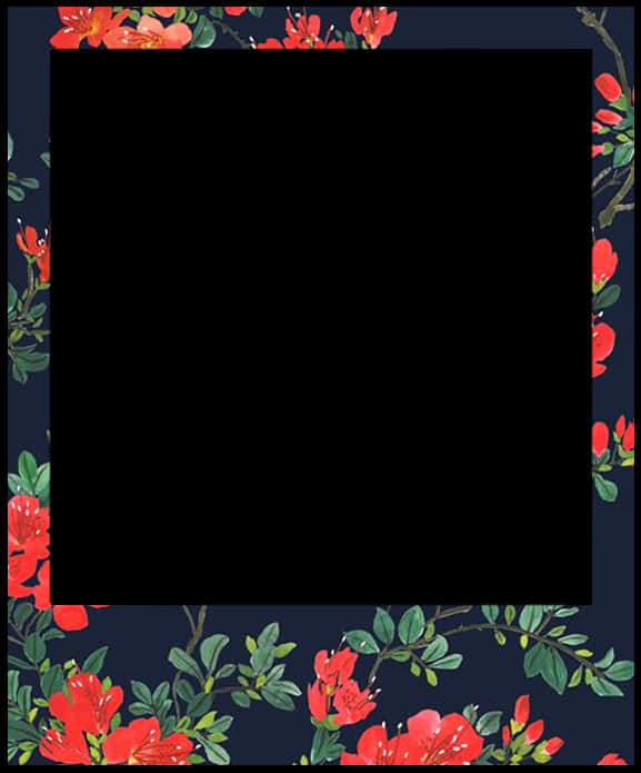 Floral_ Polaroid_ Frame_ Design