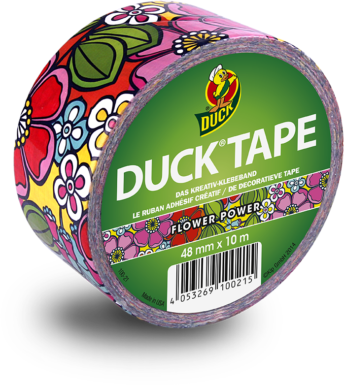 Floral Print Duck Tape Roll