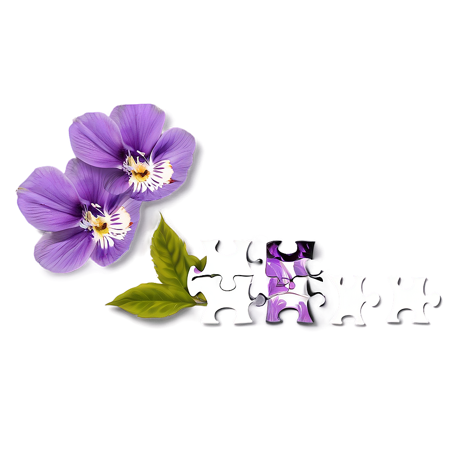 Floral Puzzle Pieces Png 95