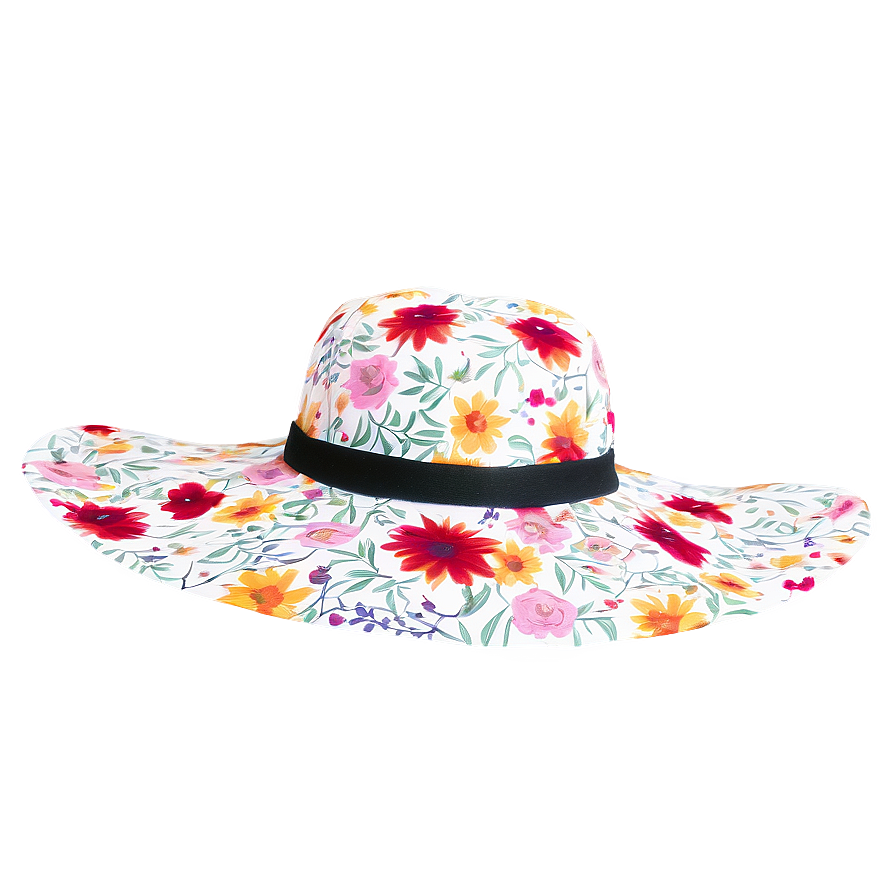 Floral Sun Hat Png Icy