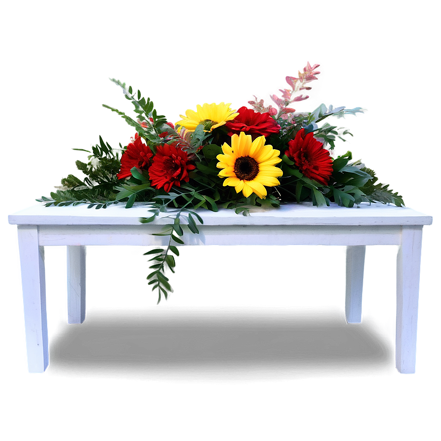 Floral Table Decor Png Tts