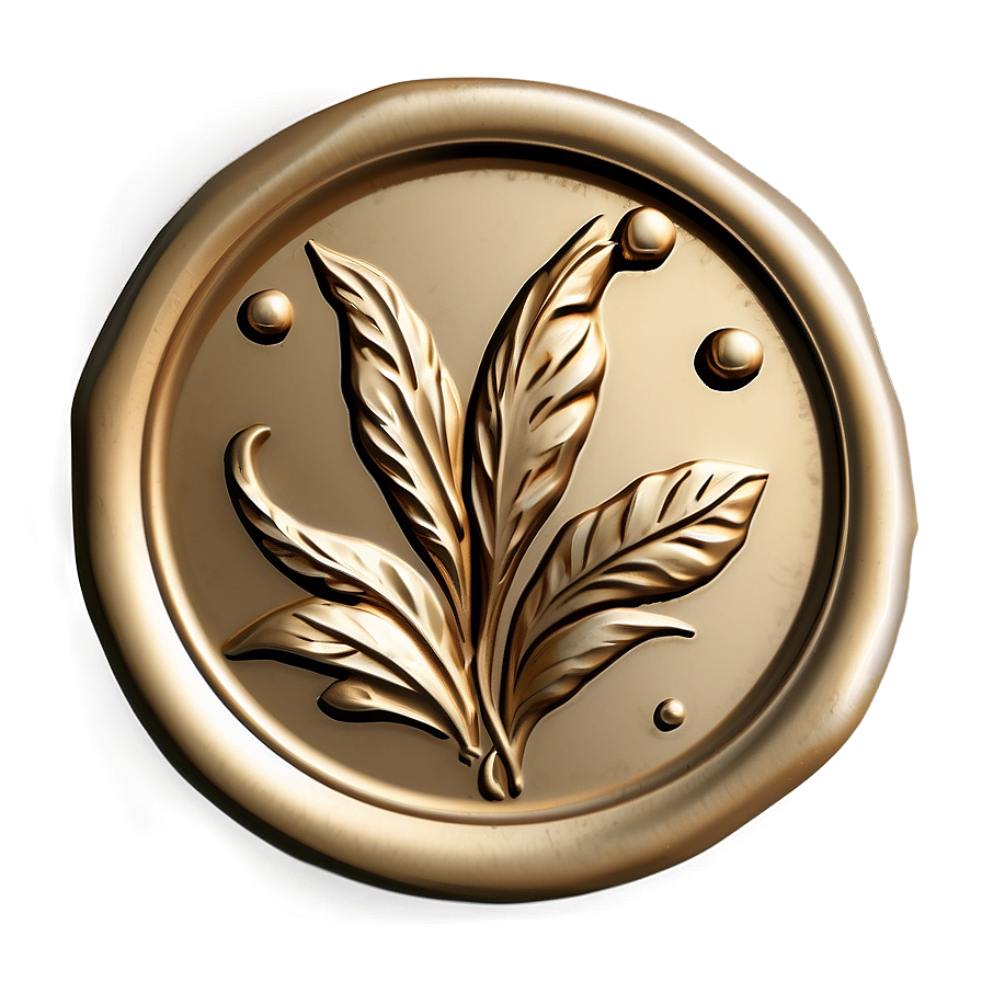 Floral Wax Seal Png Exe