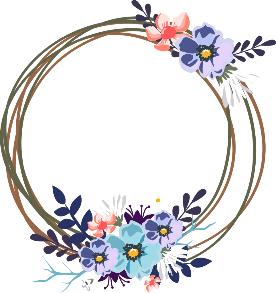 Floral_ Wreath_ Circle_ Design