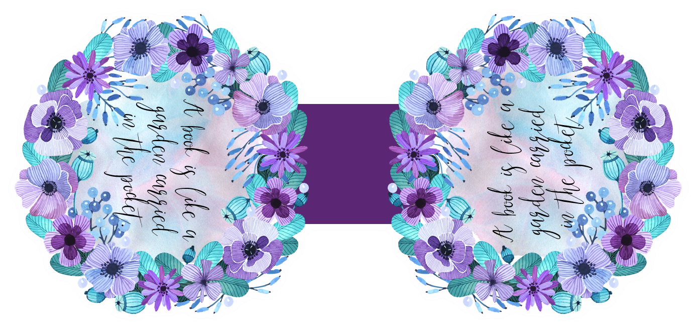 Floral Wreath Quote Design