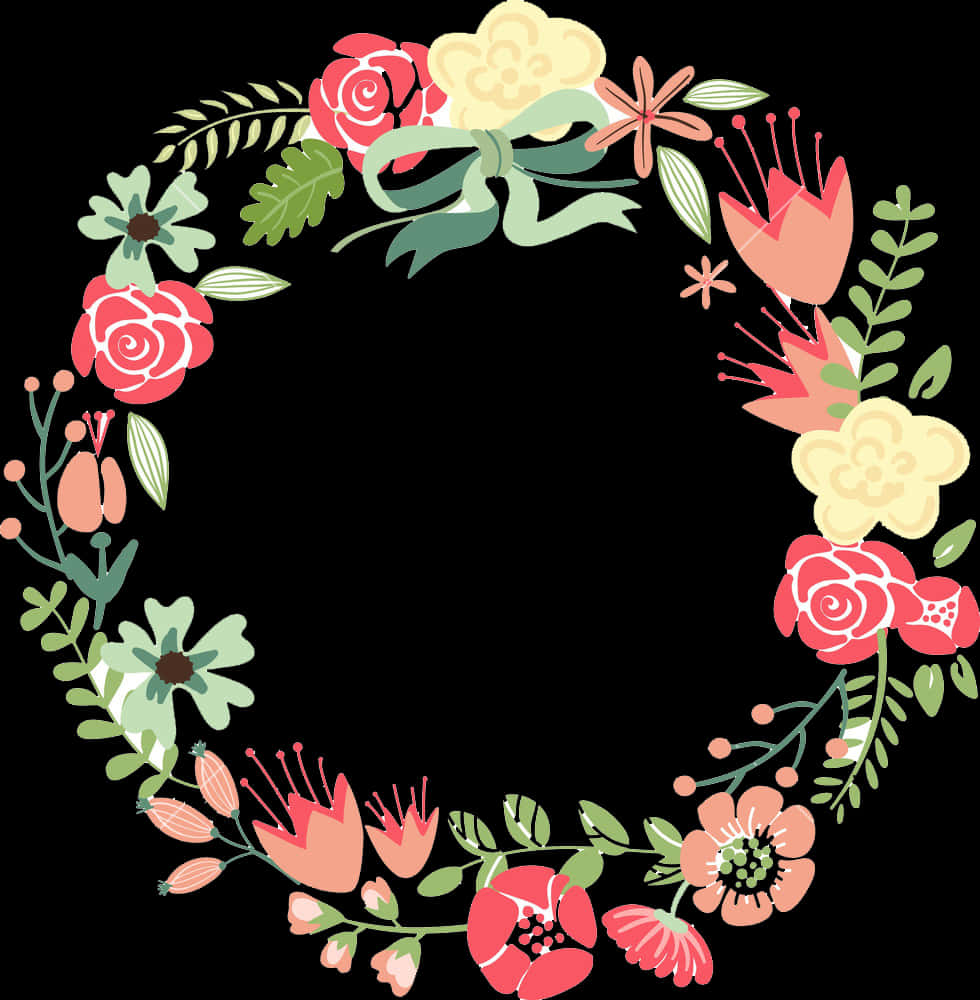 Floral_ Wreath_ Vector_ Graphic