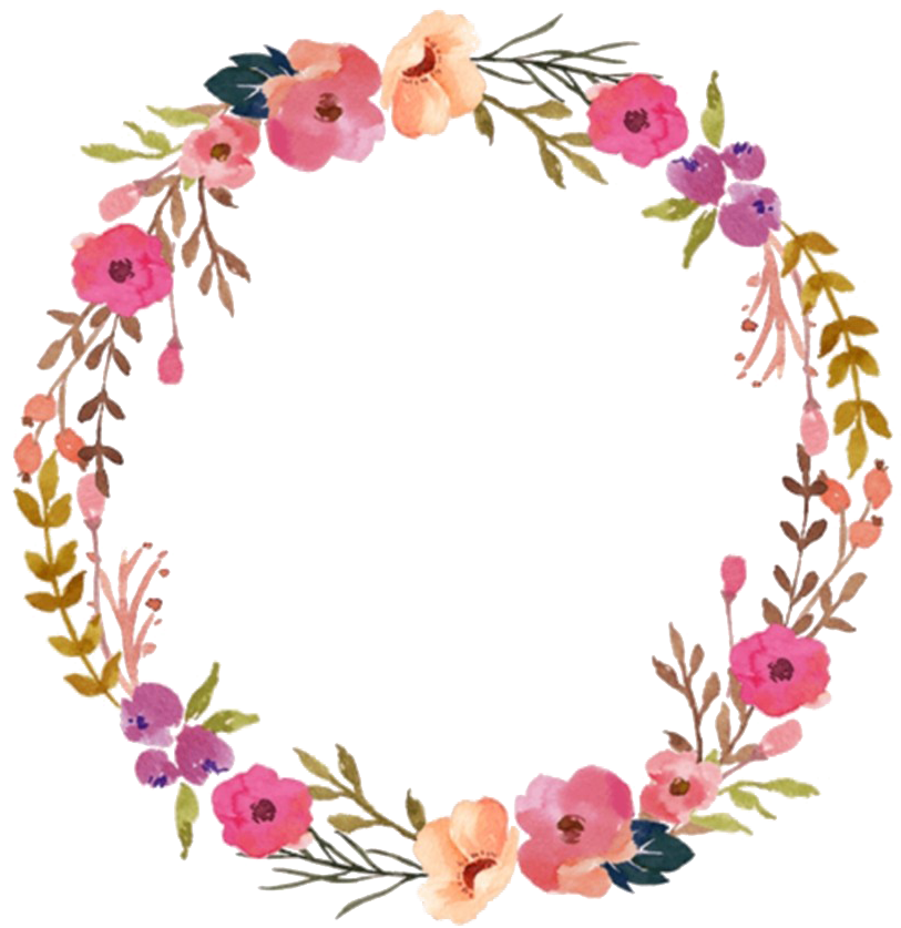 Floral_ Wreath_ Watercolor_ Frame