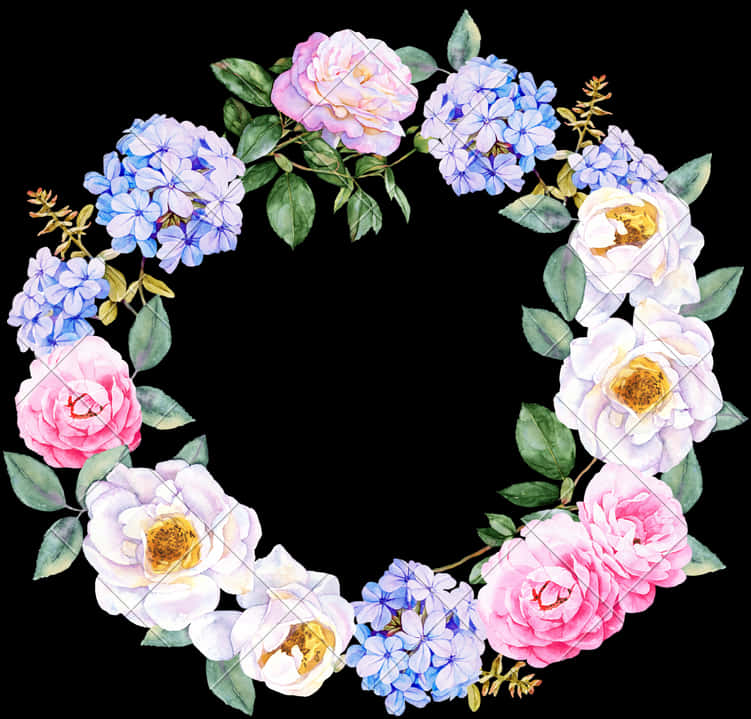 Floral_ Wreath_ Watercolor_ Illustration