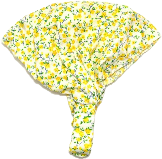 Floral Yellow Head Bandana