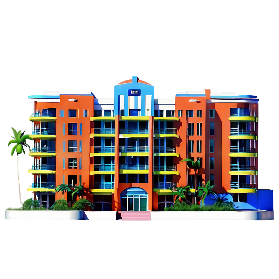 Florida Art Deco Architecture Png Hgp34