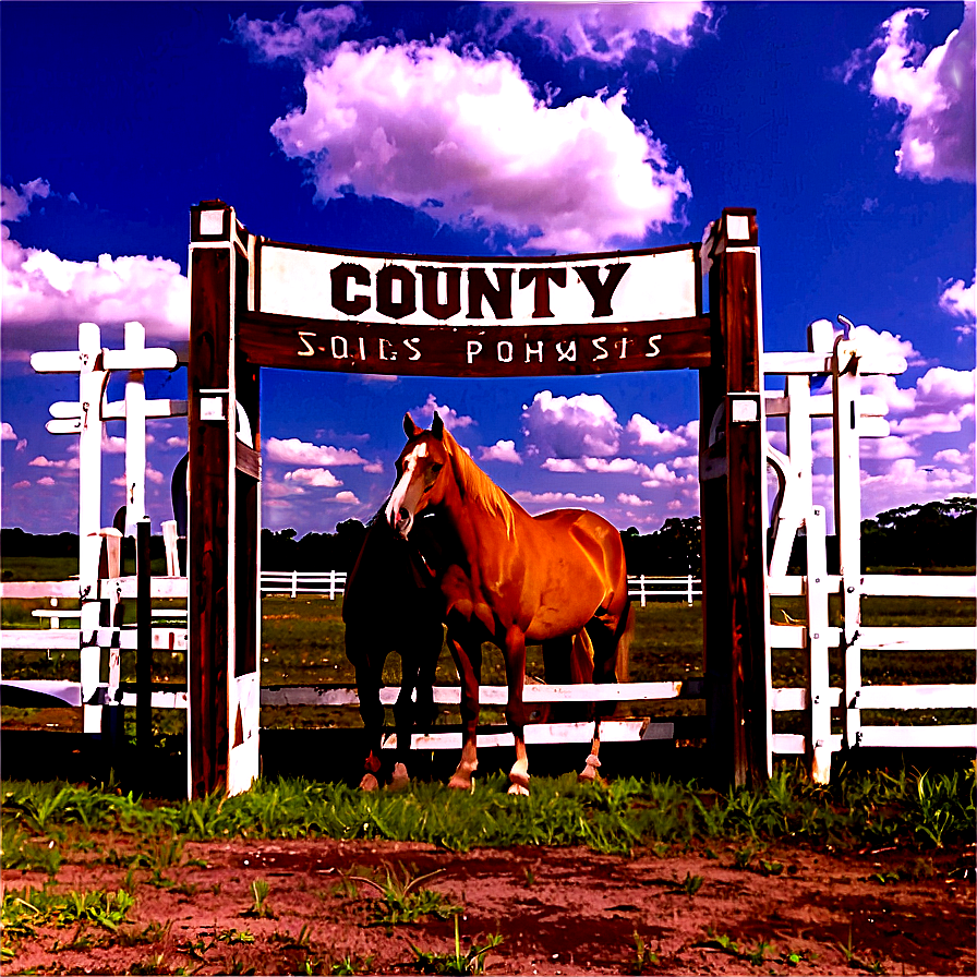 Florida Horse Farm Country Png Wlp72