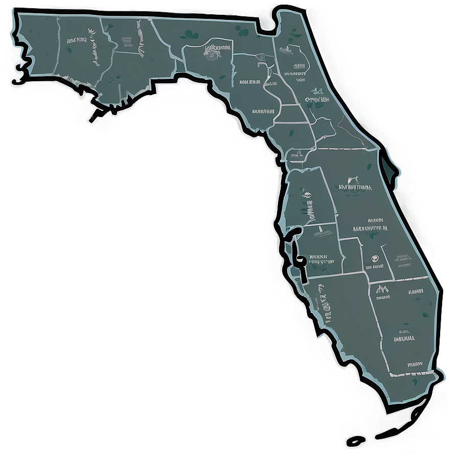 Florida Outline Clipart Png Xpw