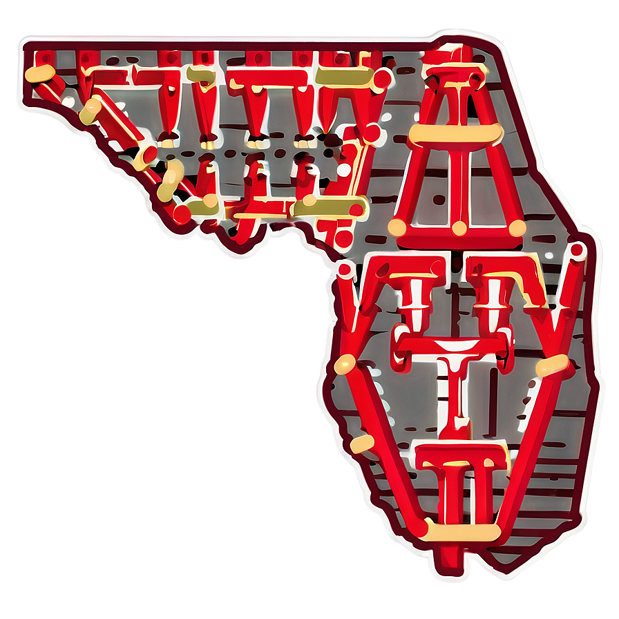 Florida State Icon Outline Png 17