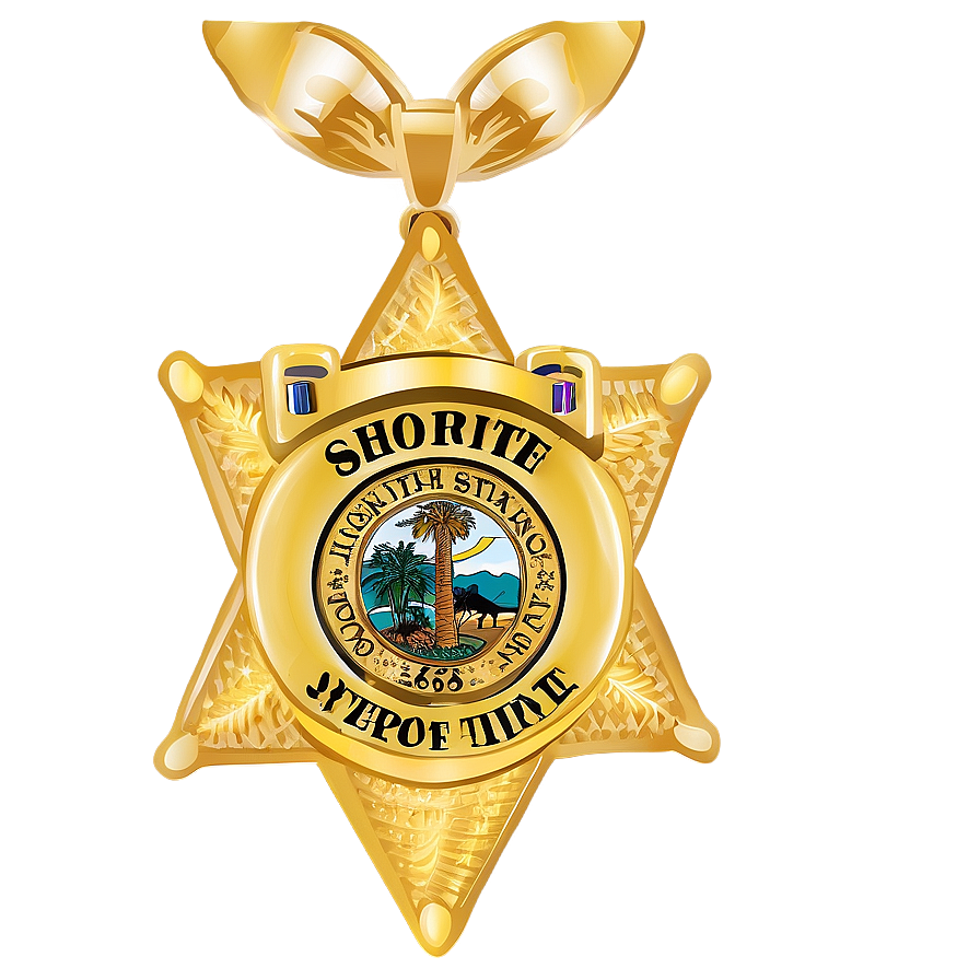 Florida State Sheriff Badge Png 06212024