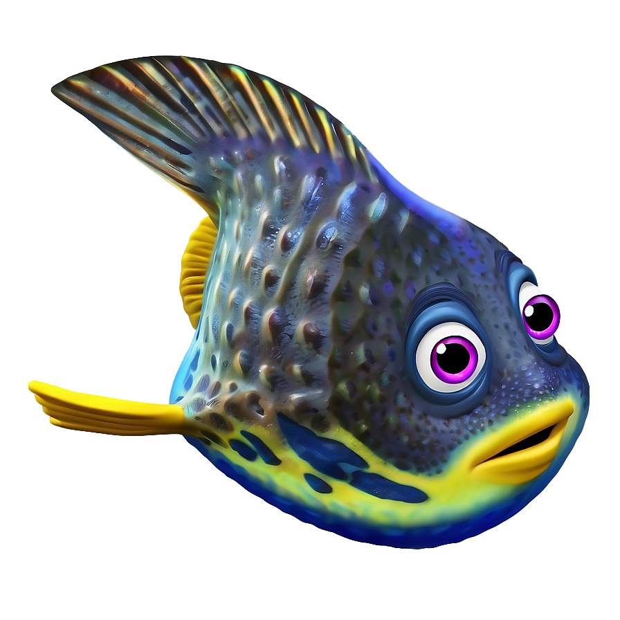 Flounder Cartoon Character Png 06122024