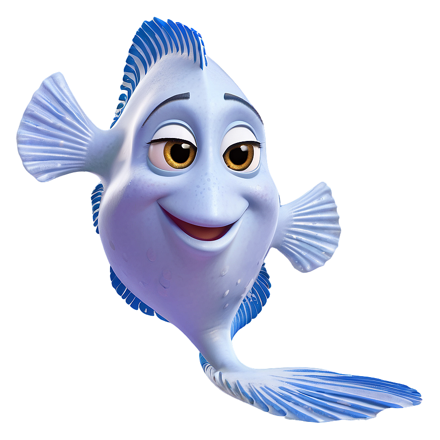 Flounder Disney Character Png 06122024