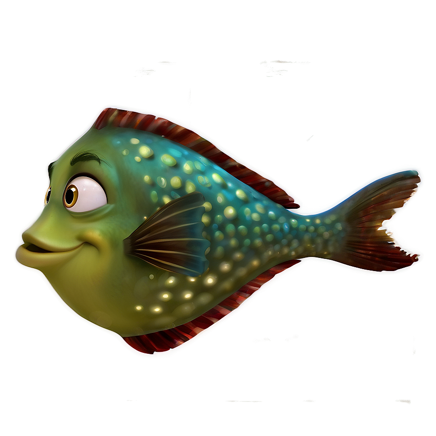 Flounder Disney Character Png 37