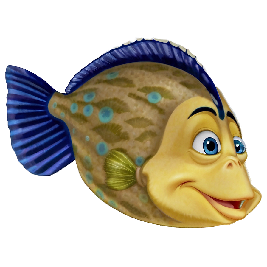 Flounder Disney Movie Png 06122024