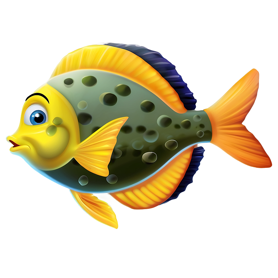 Flounder Fish Cartoon Png 06122024