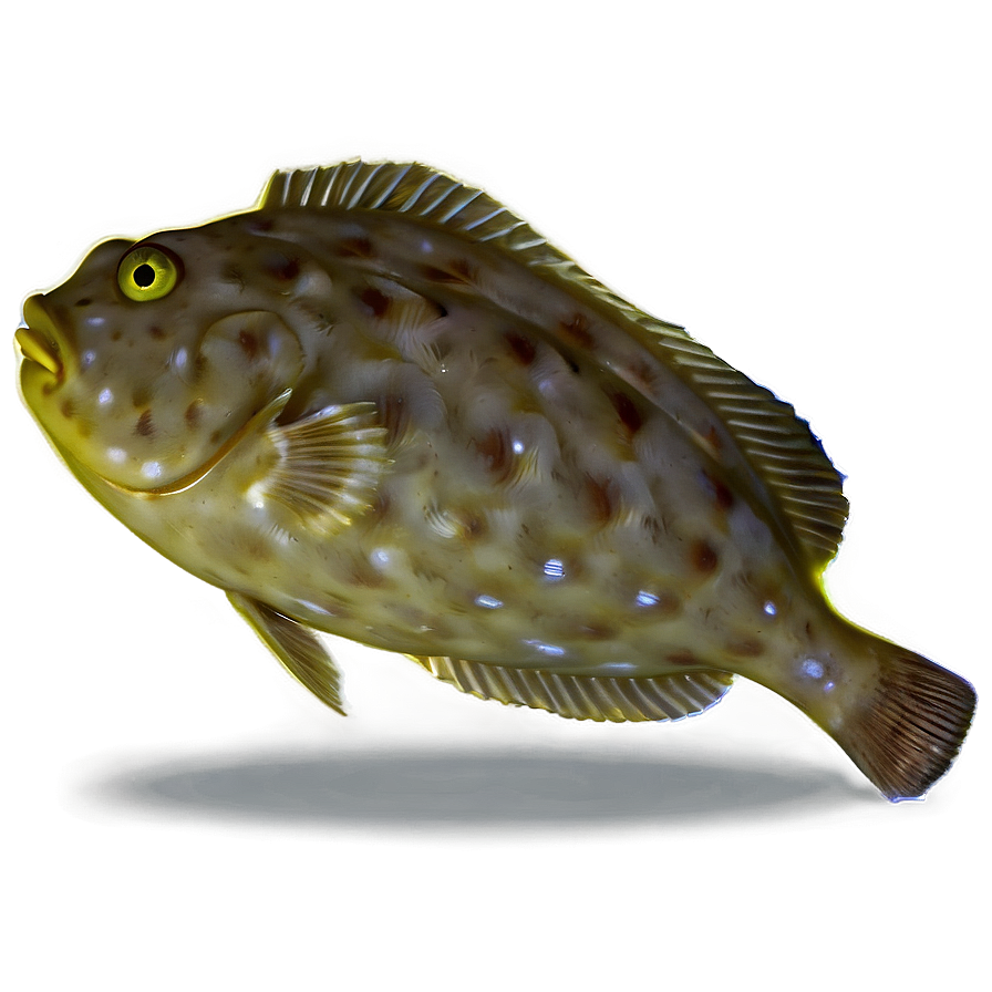 Flounder In Ocean Scene Png Erm