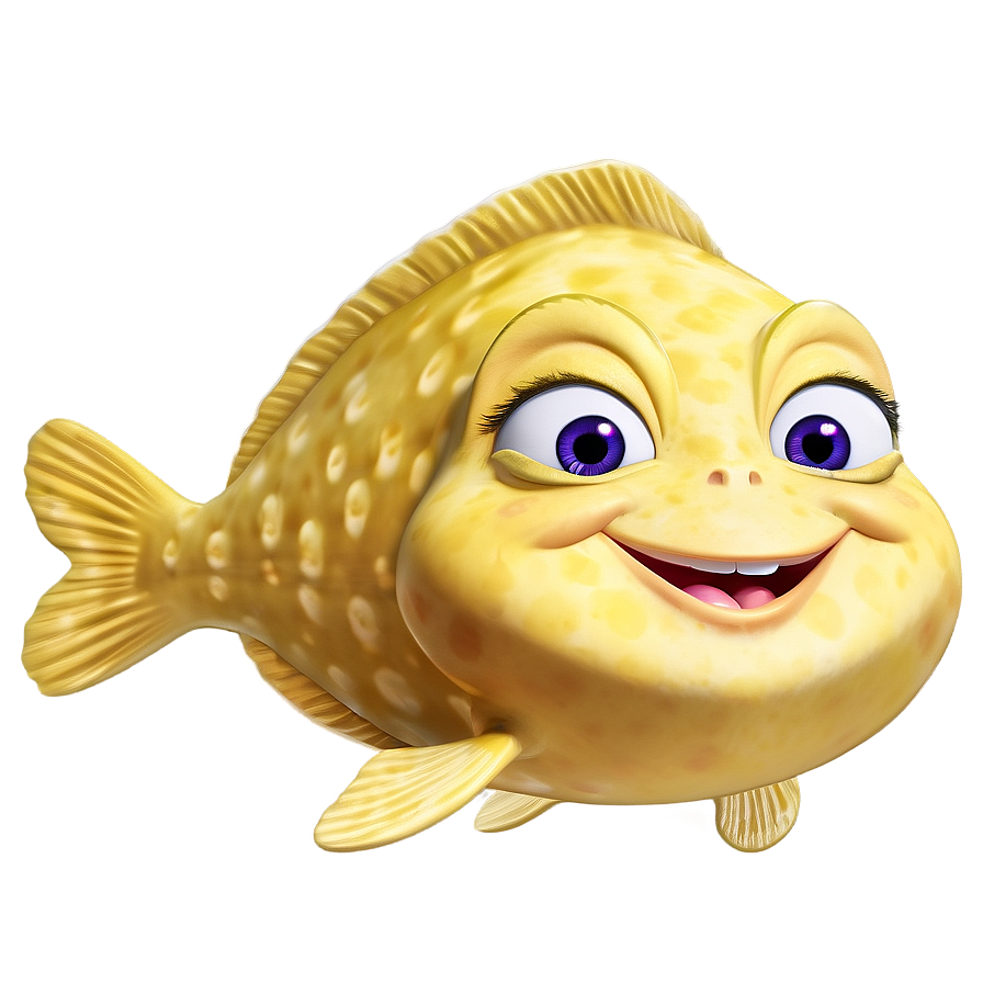 Flounder Laughing Image Png Mcv