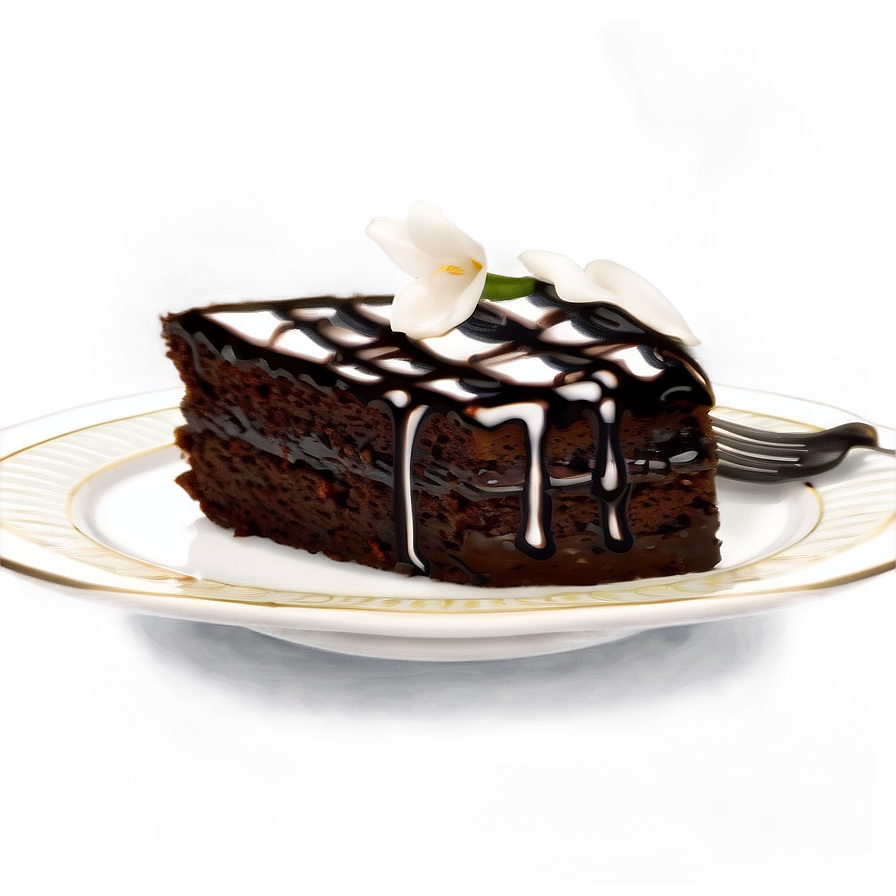 Flourless Chocolate Cake Png Yvm