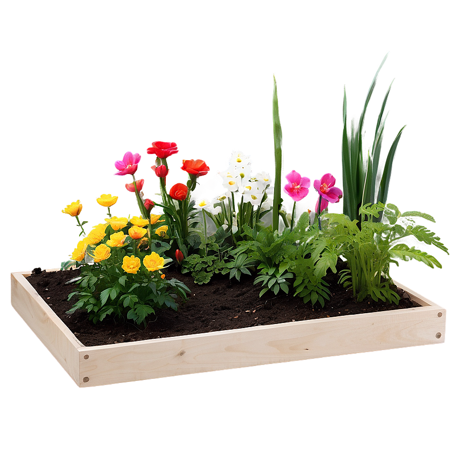 Flower Bed Arrangement Png 06272024