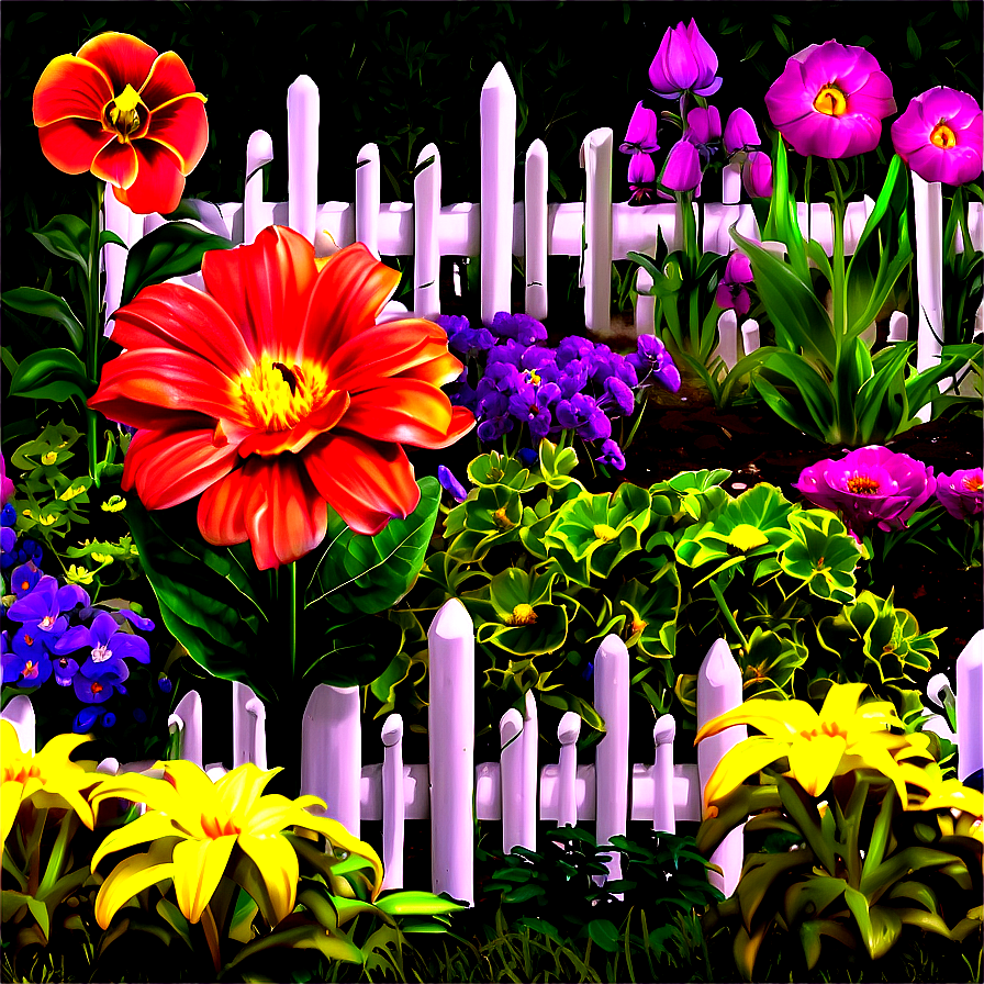 Flower Bed Border Png Wwy63