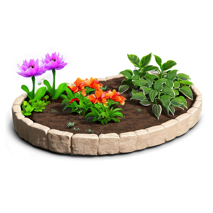 Flower Bed Enhancement Png Lvq39