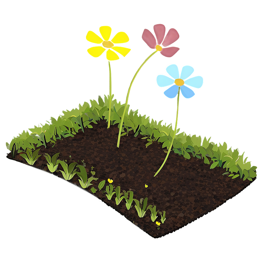 Flower Bed Planting Png 75