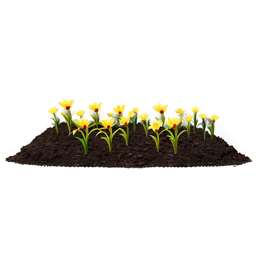 Flower Bed Soil Png 06272024