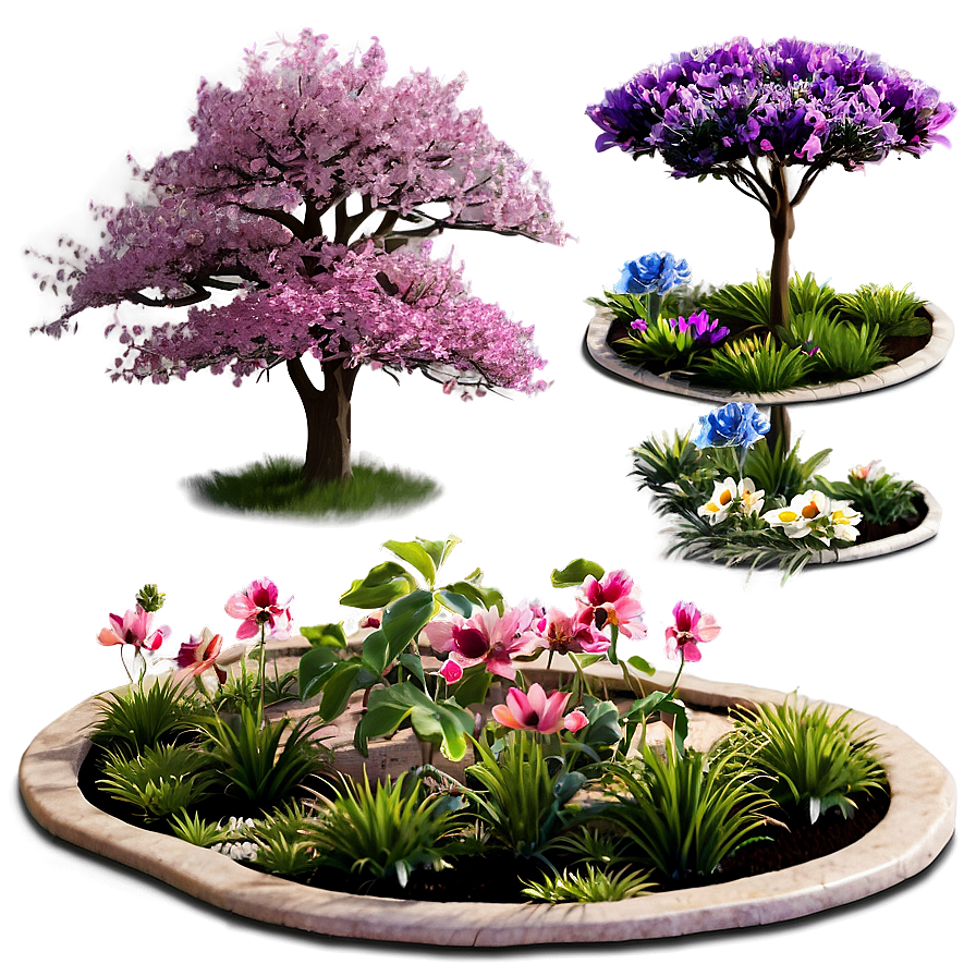 Flower Garden Park Png 77