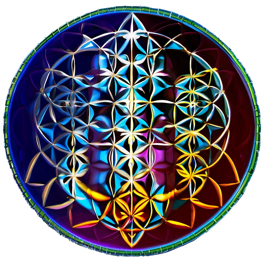 Flower Of Life Etheric Blueprint Png 2