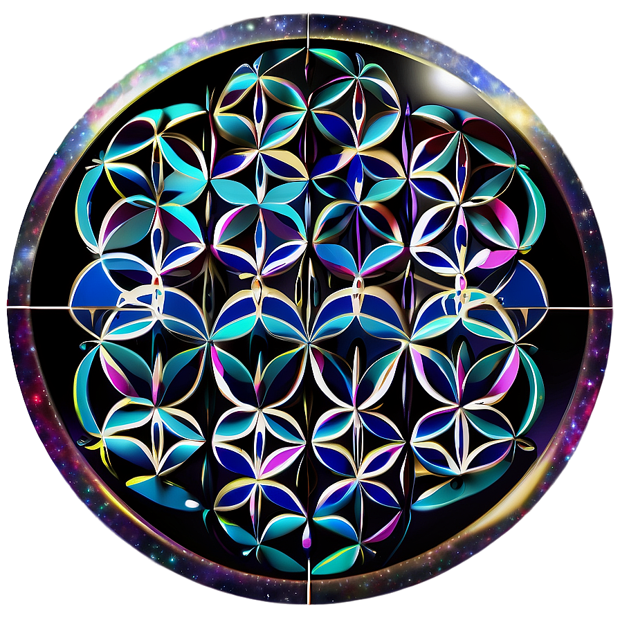 Flower Of Life Galactic Pattern Png 06252024