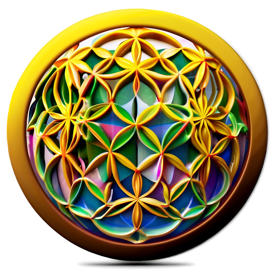 Flower Of Life Healing Symbol Png 06252024