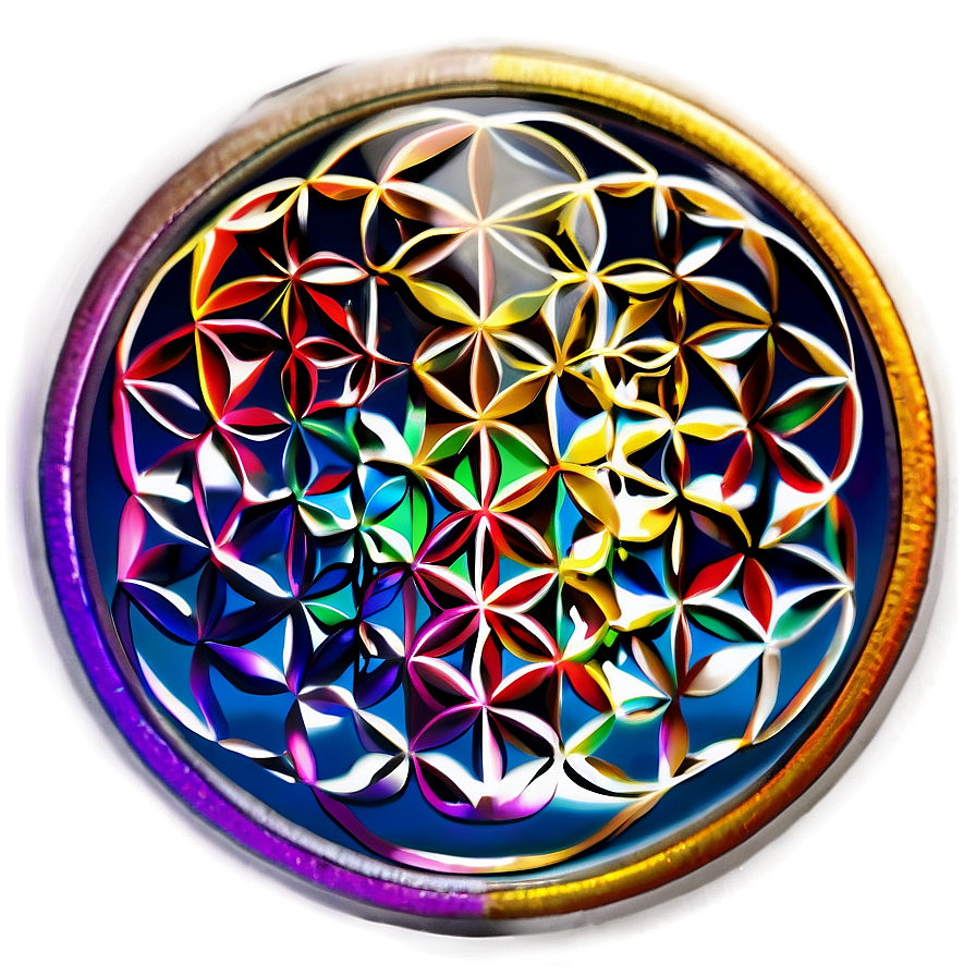 Flower Of Life Healing Symbol Png Kcw8