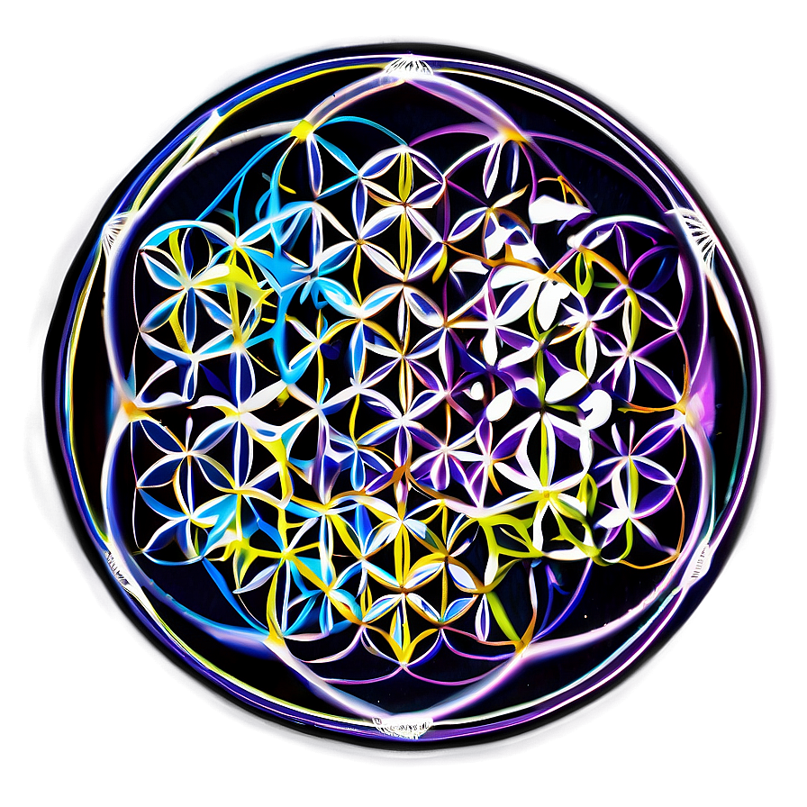 Flower Of Life Intuitive Drawing Png Mem