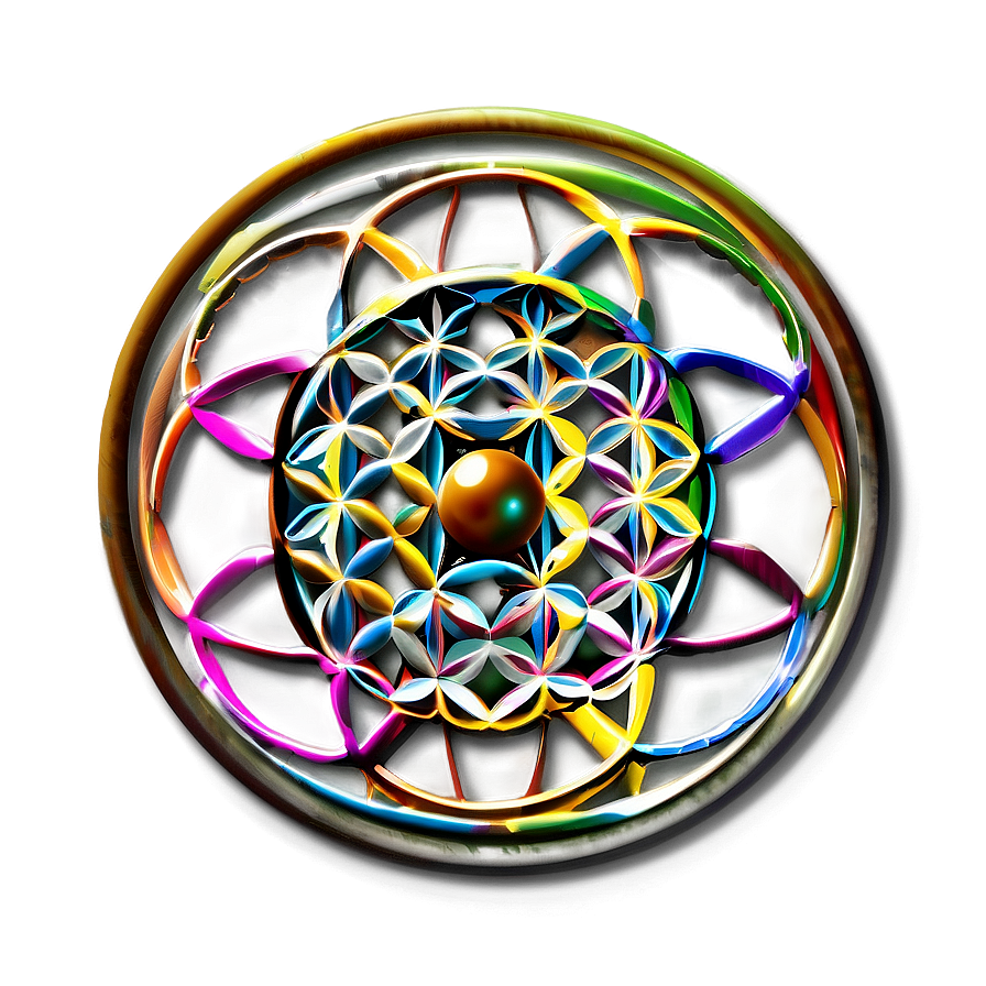 Flower Of Life Quantum Structure Png Ina90