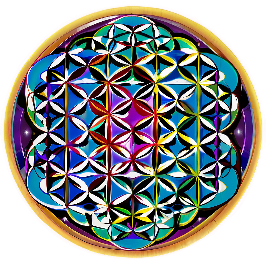 Flower Of Life Sacred Geometry Png 06252024