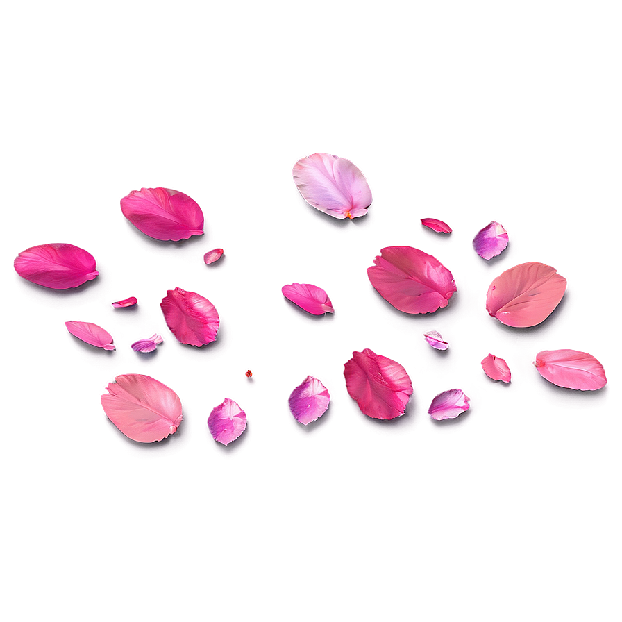 Flower Petals Scatter Png 11