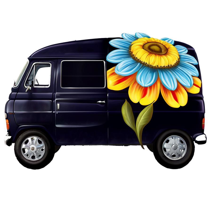 Flower Power Van Png 06202024