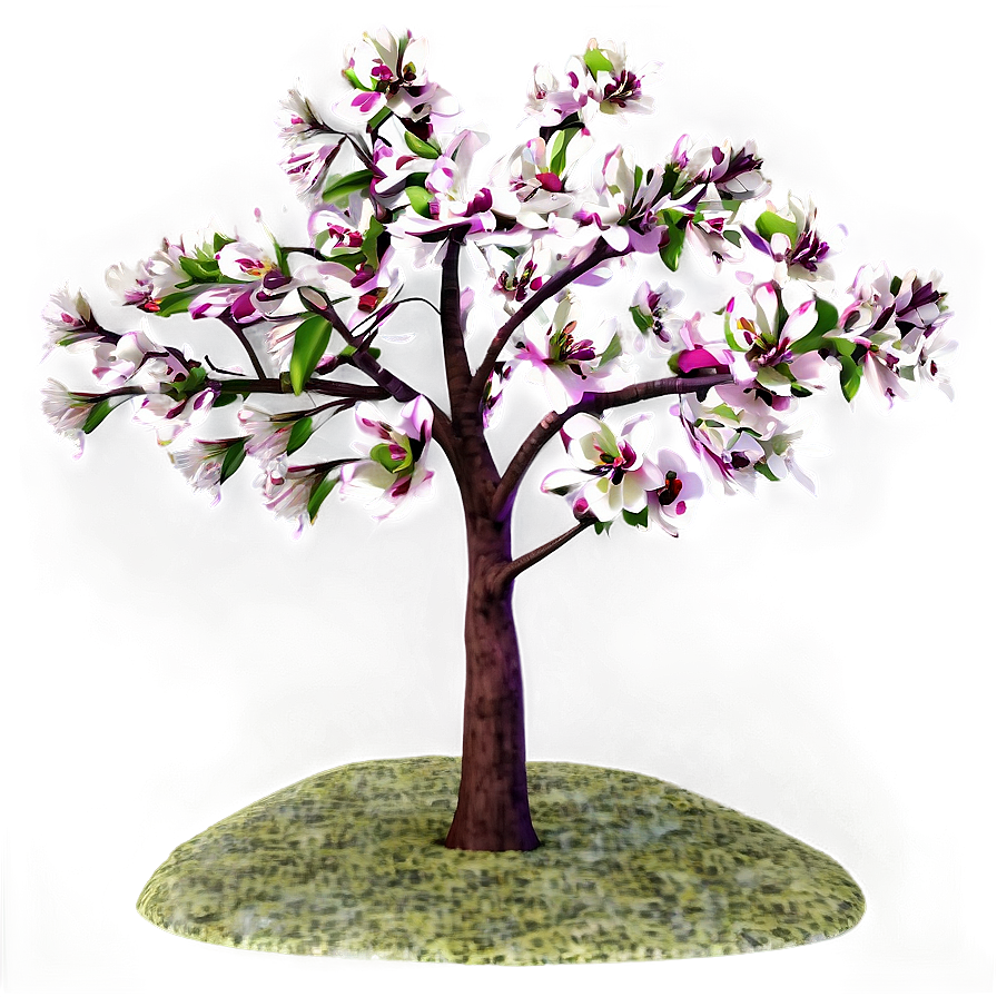 Flower Tree With Fruit Png 06282024