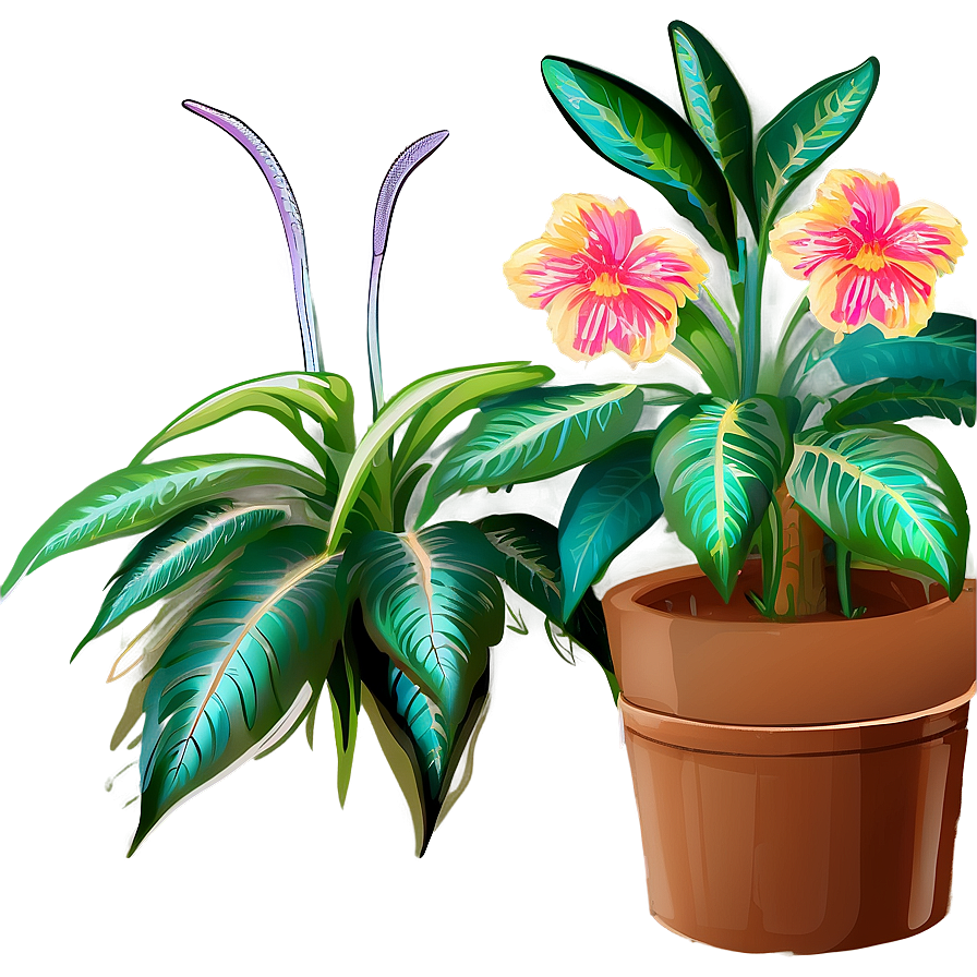 Flowering Houseplant Png 36