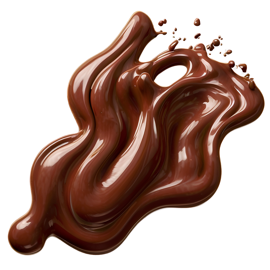 Flowing Chocolate Splash Png 06262024